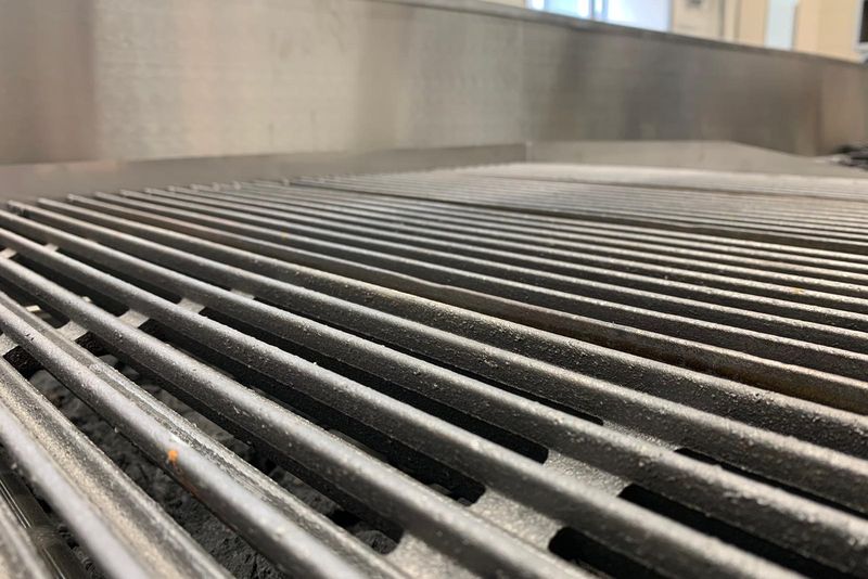 Der Grill in der Küche